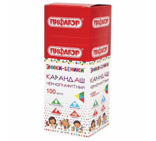 Карандаш чернографитный ПИФАГОР 