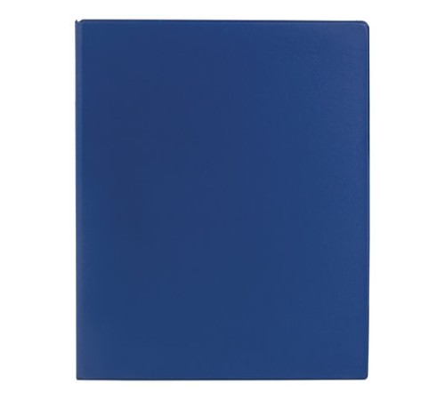 Папка на 4 кольцах BRAUBERG, картон/ПВХ, 35 мм, синяя, до 250 листов (удвоенный срок службы), 221484