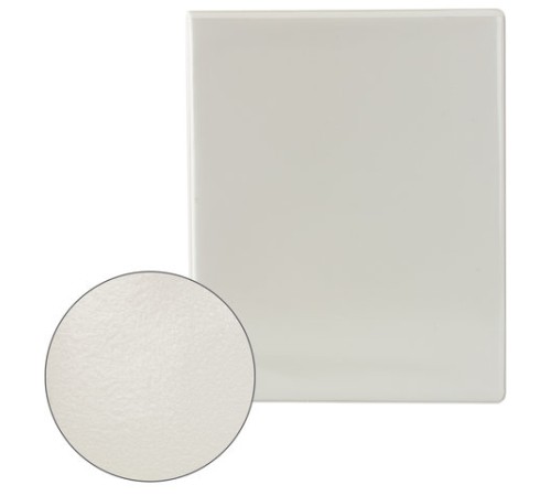 Папка на 4 кольцах с передним прозрачным карманом BRAUBERG, 35 мм, картон/ПВХ, белая, до 250 листов, 221486