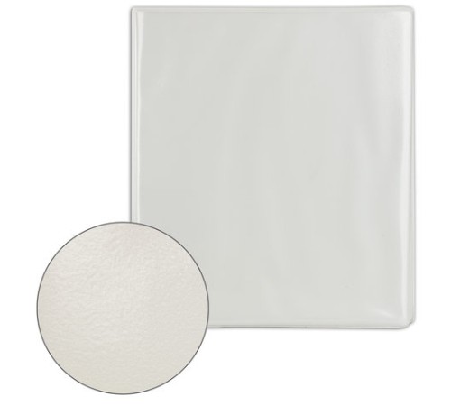 Папка на 4 кольцах с передним прозрачным карманом BRAUBERG, 65 мм, картон/ПВХ, белая, до 400 листов, 221487