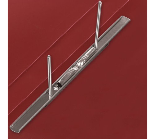 Папка с металлическим скоросшивателем BRAUBERG стандарт, красная, до 100 листов, 0,6 мм, 221632