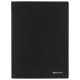 Папка с металлическим скоросшивателем BRAUBERG стандарт, черная, до 100 листов, 0,6 мм, 221634