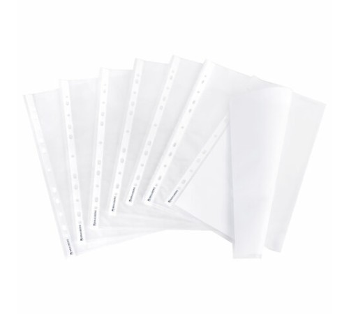 Папки-файлы перфорированные А4 BRAUBERG 