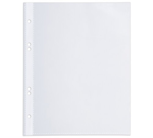 Папки-файлы МАЛОГО ФОРМАТА (148х210 мм), А5, ВЕРТИКАЛЬНЫЕ, КОМПЛЕКТ 100 шт., 35 мкм, BRAUBERG, 221714