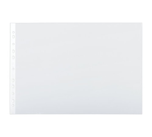 Папки-файлы БОЛЬШОГО ФОРМАТА (297х420 мм), А3, ГОРИЗОНТАЛЬНЫЕ, КОМПЛЕКТ 50 шт., 45 мкм, BRAUBERG, 221715