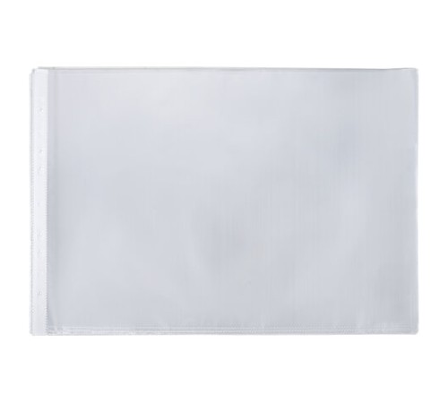 Папки-файлы БОЛЬШОГО ФОРМАТА (297х420 мм), А3, ГОРИЗОНТАЛЬНЫЕ, КОМПЛЕКТ 50 шт., 45 мкм, BRAUBERG, 221715