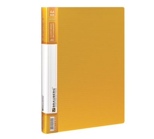 Папка 40 вкладышей BRAUBERG 