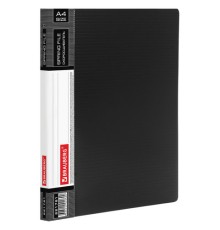 Папка с металлическим скоросшивателем и внутренним карманом BRAUBERG 