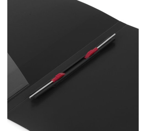 Папка с металлическим скоросшивателем и внутренним карманом BRAUBERG 