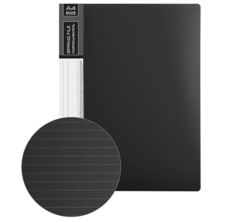 Папка с металлическим скоросшивателем и внутренним карманом BRAUBERG 