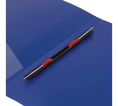 Папка с металлическим скоросшивателем и внутренним карманом BRAUBERG 