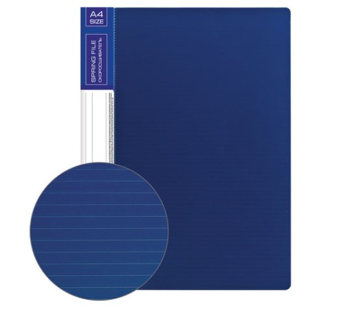 Папка с металлическим скоросшивателем и внутренним карманом BRAUBERG 