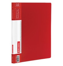 Папка с металлическим скоросшивателем и внутренним карманом BRAUBERG 