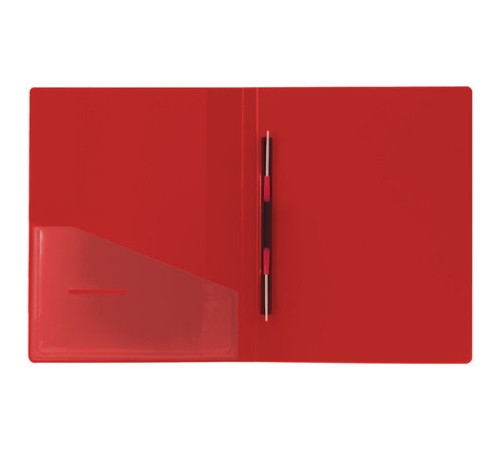 Папка с металлическим скоросшивателем и внутренним карманом BRAUBERG 