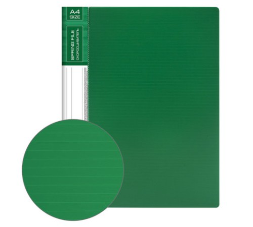 Папка с металлическим скоросшивателем и внутренним карманом BRAUBERG 