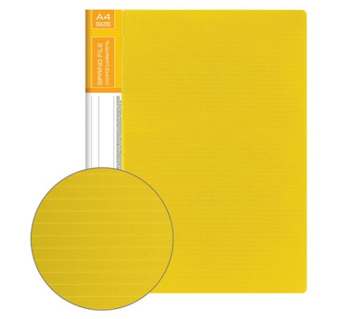 Папка с металлическим скоросшивателем и внутренним карманом BRAUBERG 