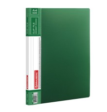 Папка с боковым металлическим прижимом и внутренним карманом BRAUBERG 