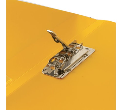 Папка с боковым металлическим прижимом и внутренним карманом BRAUBERG 