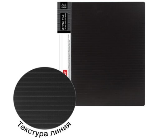 Папка на 2 кольцах BRAUBERG 