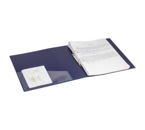 Папка на 2 кольцах BRAUBERG 