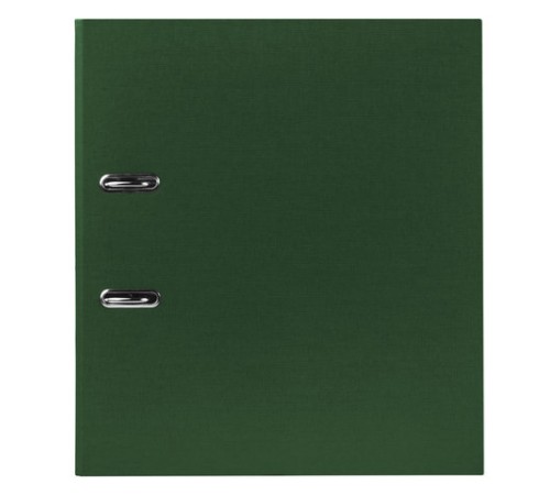 Папка-регистратор BRAUBERG с покрытием из ПВХ, 70 мм, зеленая (удвоенный срок службы), 221818