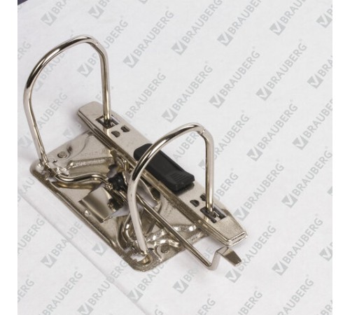 Папка-регистратор BRAUBERG, ламинированная, 75 мм, фиолетовая, 222073