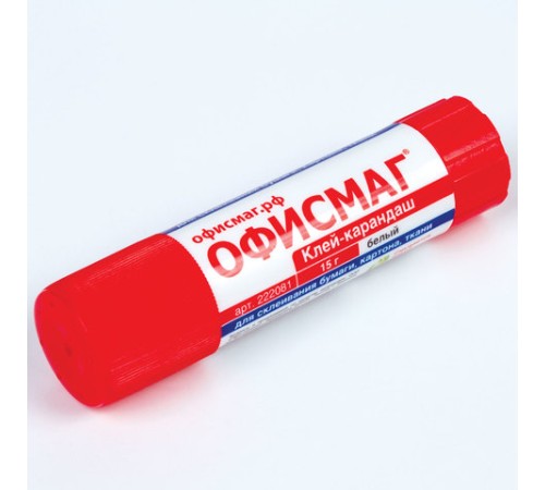 Клей-карандаш ОФИСМАГ, 15 г, 222081