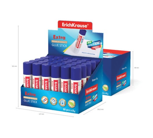 Клей-карандаш ERICH KRAUSE, 8 г, 4433