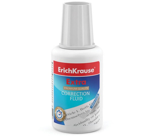 Корректирующая жидкость ERICH KRAUSE, 20 мл, флакон с кисточкой, 5