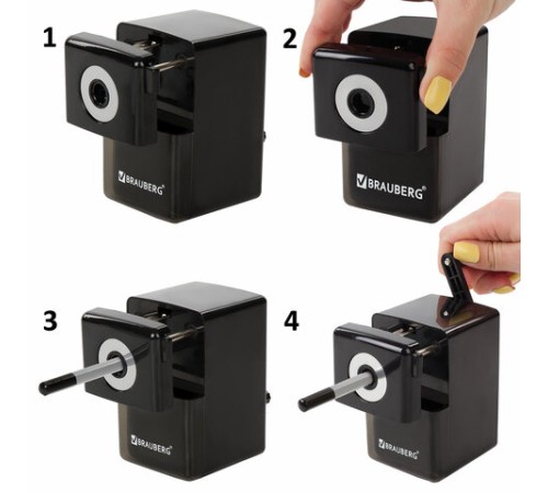 Точилка механическая BRAUBERG 