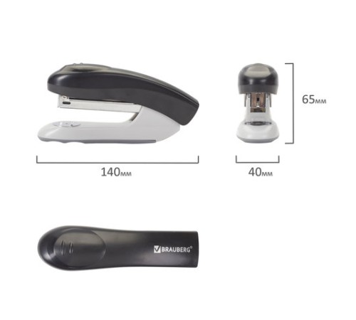 Степлер №24/6, 26/6 BRAUBERG 