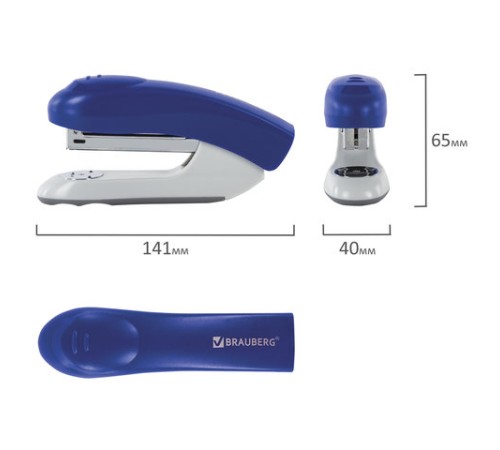 Степлер №24/6, 26/6 BRAUBERG 