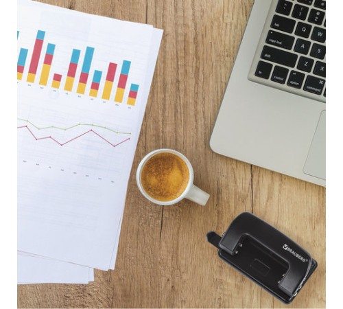 Дырокол металлический BRAUBERG 