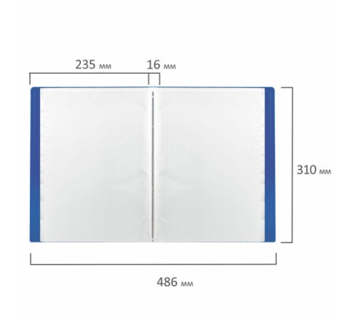 Папка 20 вкладышей BRAUBERG 