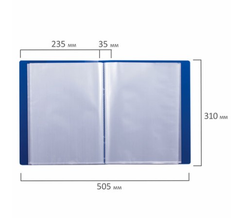 Папка 80 вкладышей BRAUBERG 