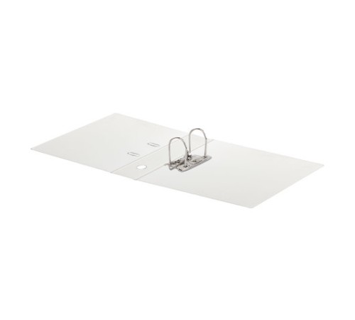 Папка-регистратор BRAUBERG с двухсторонним покрытием из ПВХ, 70 мм, белая, 222651