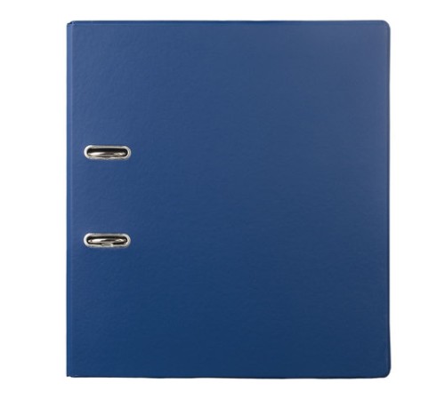 Папка-регистратор BRAUBERG с двухсторонним покрытием из ПВХ, 70 мм, синяя, 222655