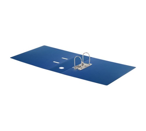 Папка-регистратор BRAUBERG с двухсторонним покрытием из ПВХ, 70 мм, синяя, 222655