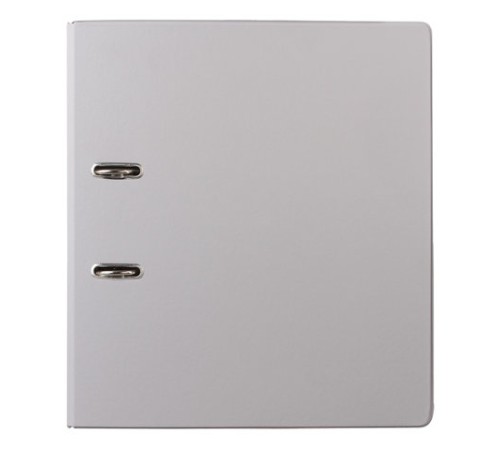 Папка-регистратор BRAUBERG с двухсторонним покрытием из ПВХ, 70 мм, серая, 222656