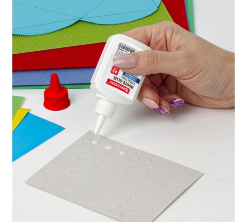 Клей ПВА BRAUBERG (бумага, картон, дерево), 45 г, 222923