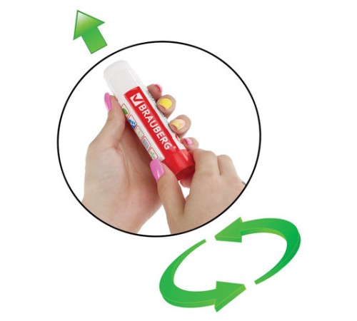 Клей-карандаш BRAUBERG, 40 г, 222928