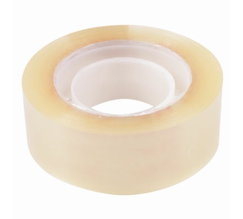 Клейкие ленты 19 мм х 33 м канцелярские ОФИСМАГ, комплект 4 шт., прозрачные, гарантированная длина, 223127