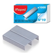 Скобы для степлера №10, 1000 штук, MAPED (Франция), до 20 листов, 324105