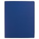 Папка с металлическим пружинным скоросшивателем BRAUBERG, картон/ПВХ, 35 мм, синяя, до 290 листов, 223187