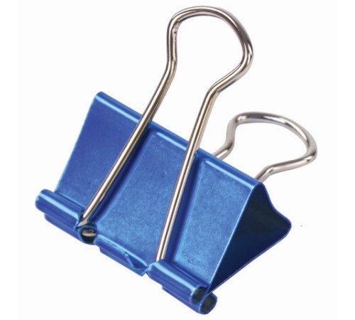 Зажимы для бумаг BRAUBERG, КОМПЛЕКТ 40 шт., 19 мм, на 60 листов, цвет металлик, пластиковый цилиндр, 223504