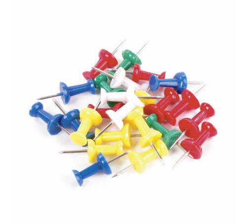 Набор BRAUBERG, силовые кнопки, 60 шт., шарики 60 шт., кубики 60 шт., флажки 60 шт., 223518