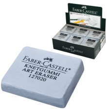 Ластик-клячка художественный FABER-CASTELL, 40х35х10 мм, серый, 127220