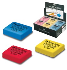 Ластик-клячка художественный FABER-CASTELL, 40х35х10 мм, цветной ассорти, 127321