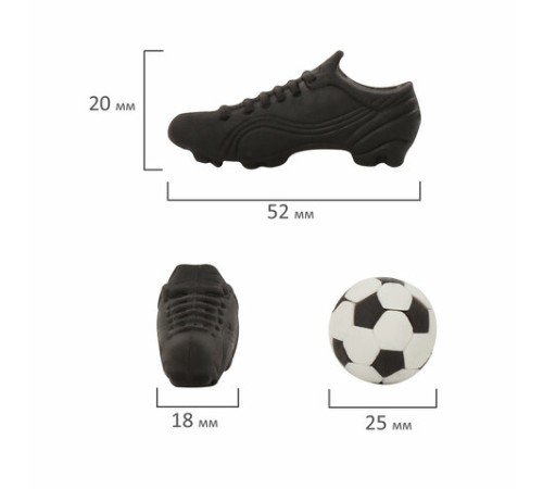 Набор ластиков фигурных ПИФАГОР 