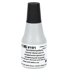 Краска штемпельная NORIS, черная, 25 мл, (унив. для глянц. бумаги, металла, пластмасс и т.д.), 191Ач